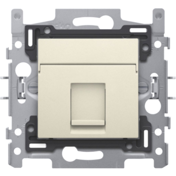 Niko - Prise data RJ45 UTP crème - 65151