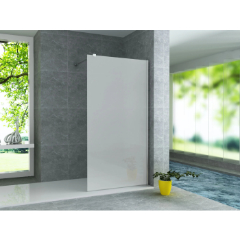 Paroi de douche verre opaque aloni 8mm 80x200cm