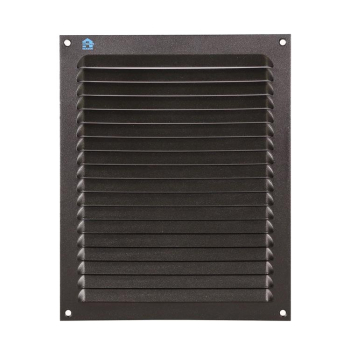 Grille estampée en aluminium Renson 200x250 Noir