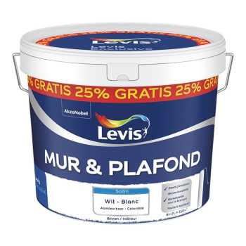 LEVIS - Satin Mur & Plafond - Blanc 10L