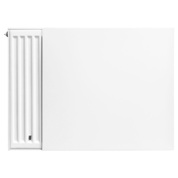 Panneau frontal lisse pour radiateur – 400×600 mm – acier blanc brillant