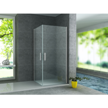 Porte de douche double aloni 80x80x1900