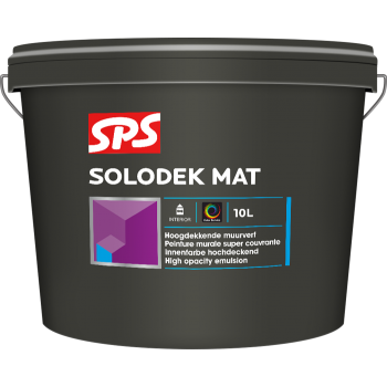 SPS – Solodek Peinture mate intérieure blanc – 10 L