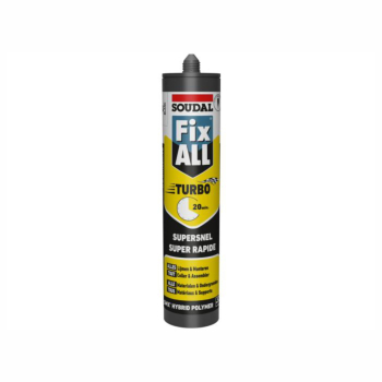 Soudal - Fix-All Turbo - Colle de fixation - Blanc - 290ml